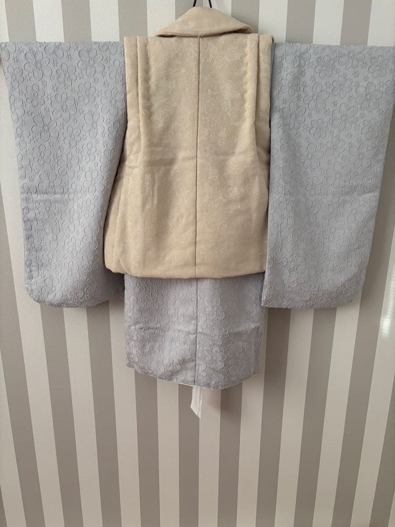 【限定値下げ！】utatane 七五三３歳用被布コートセット 女の子 ひよこ商店