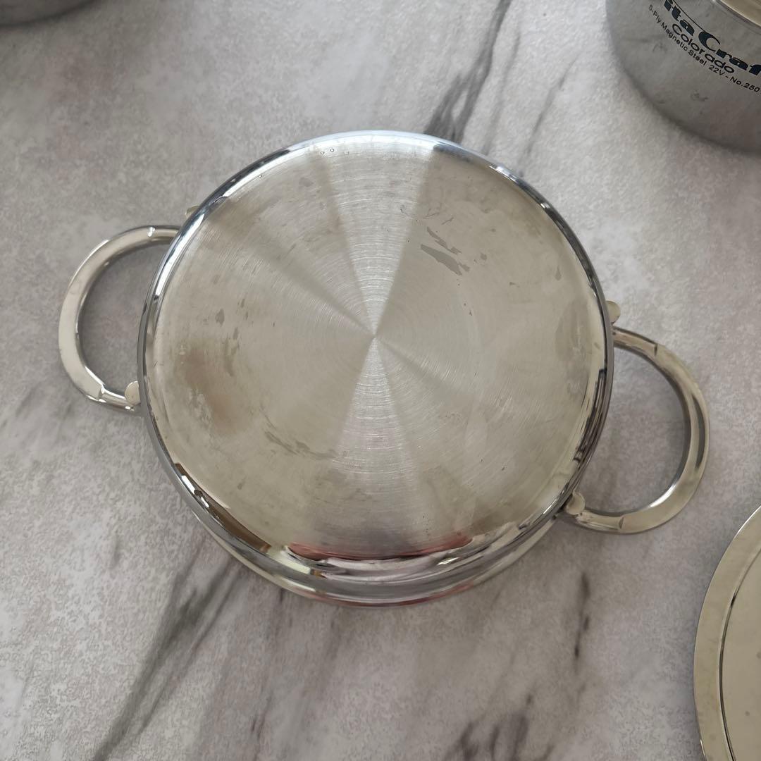 VitaCraft ColorCade 両手鍋 3点セット