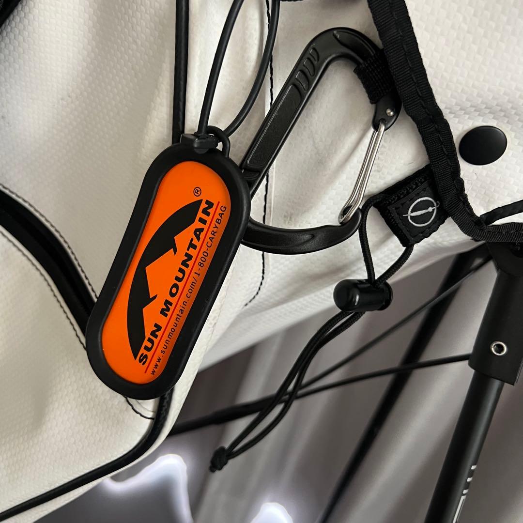 Sun Mountain サンマウンテン　キャディバッグ　スタンド　自立型　白