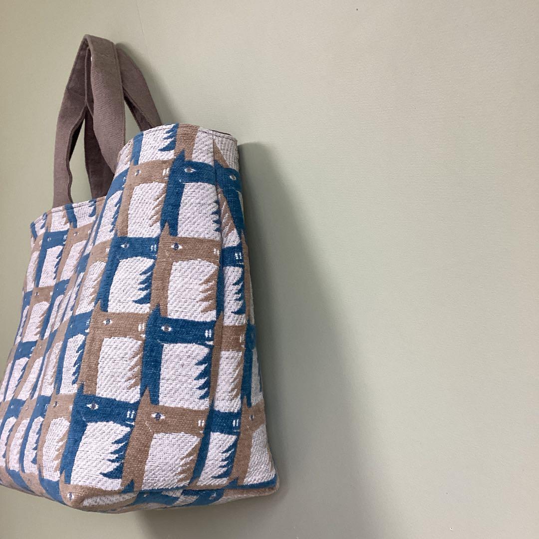 ミナペルホネンthoroughbred 大きめトートバッグ　ハンドメイド