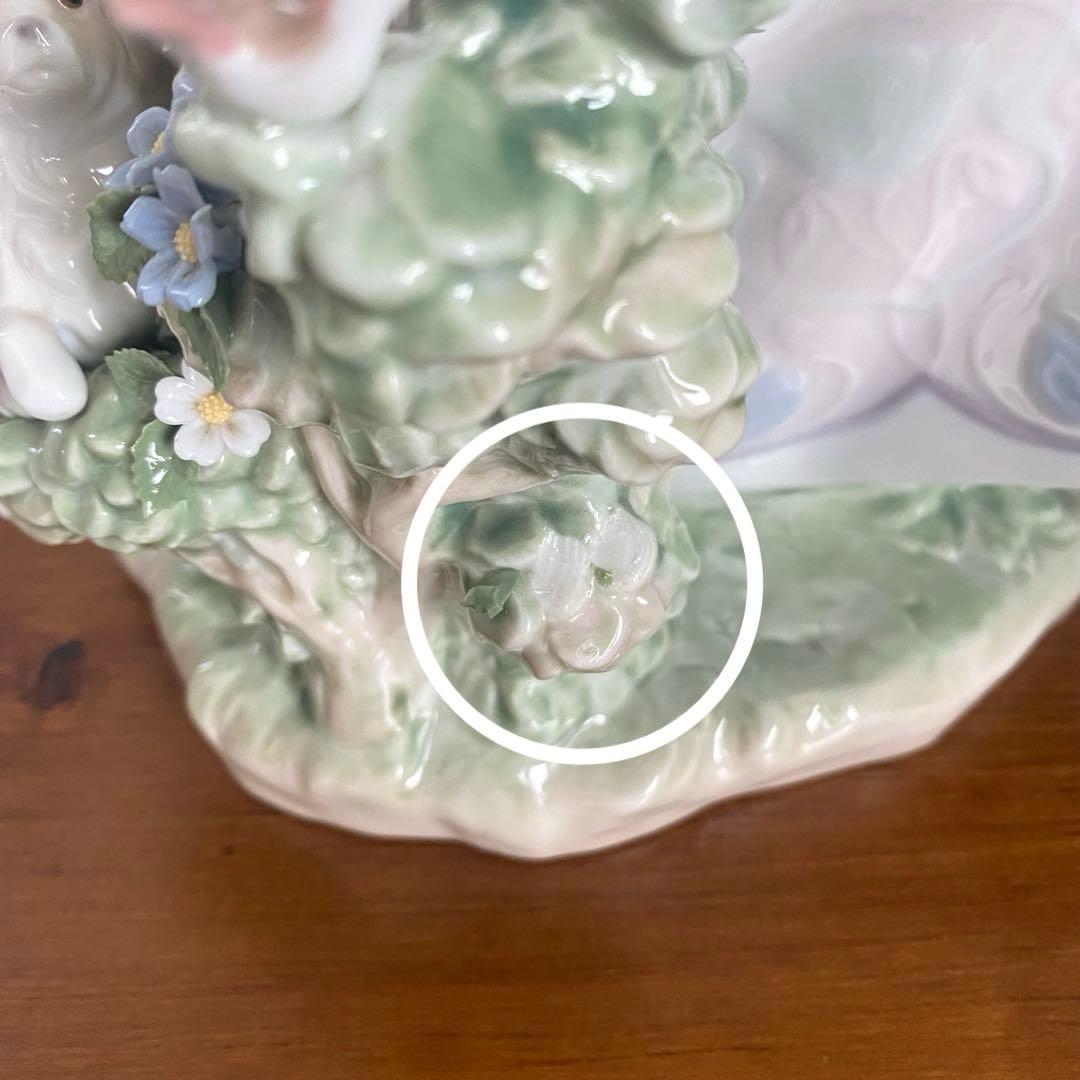 LLADRO リヤドロ 『 女性と犬 』 置物 高さ37㎝ ‼︎