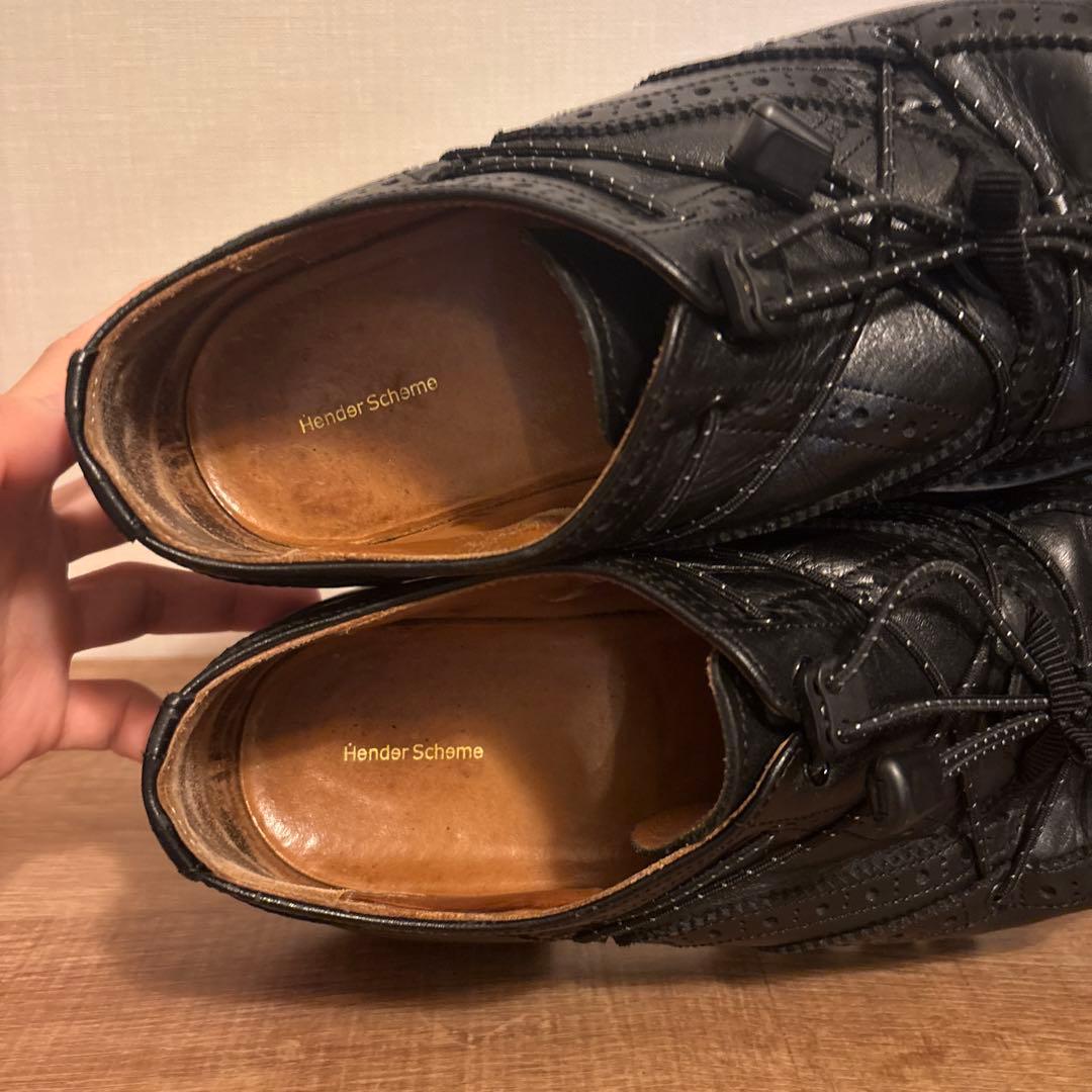 エンダースキーマ hender scheme ウィングチップ レザー シューズ