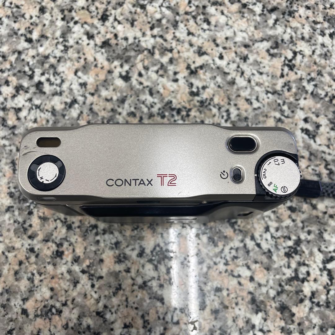 ラ*ん様 ★CONTAX T2 コンタック フィルムカメラ コンパクト ケース付