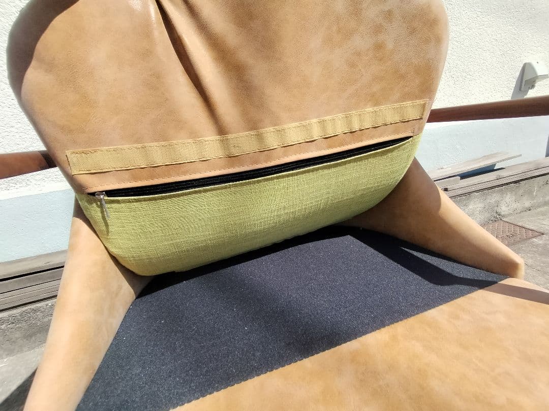 美品 NOCE (ノーチェ) アームソファ キャメルブラウン UC01