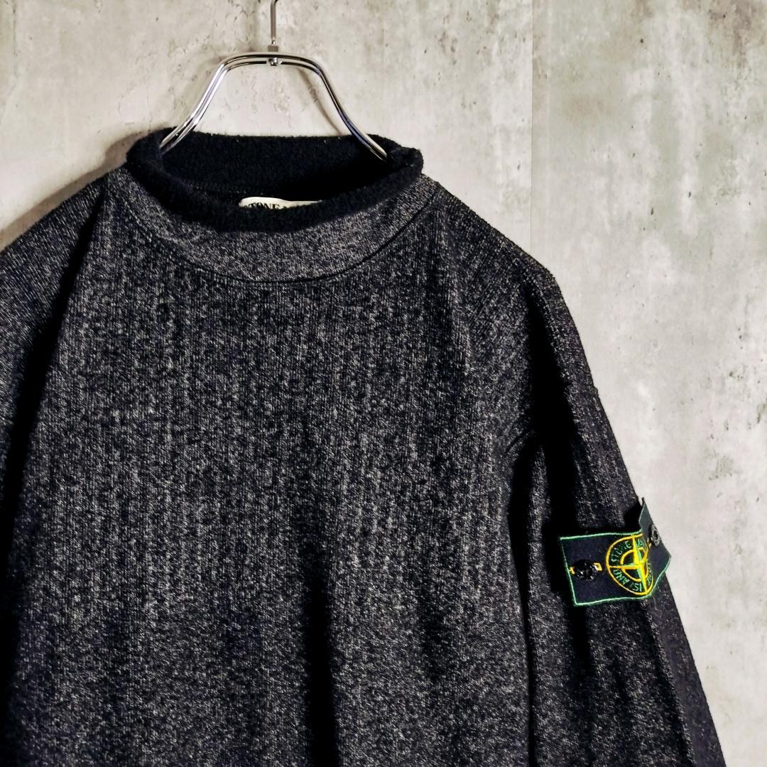 グリーンエッジ・ハーヴェイ期★ストーンアイランド メランジ タートルネックニット