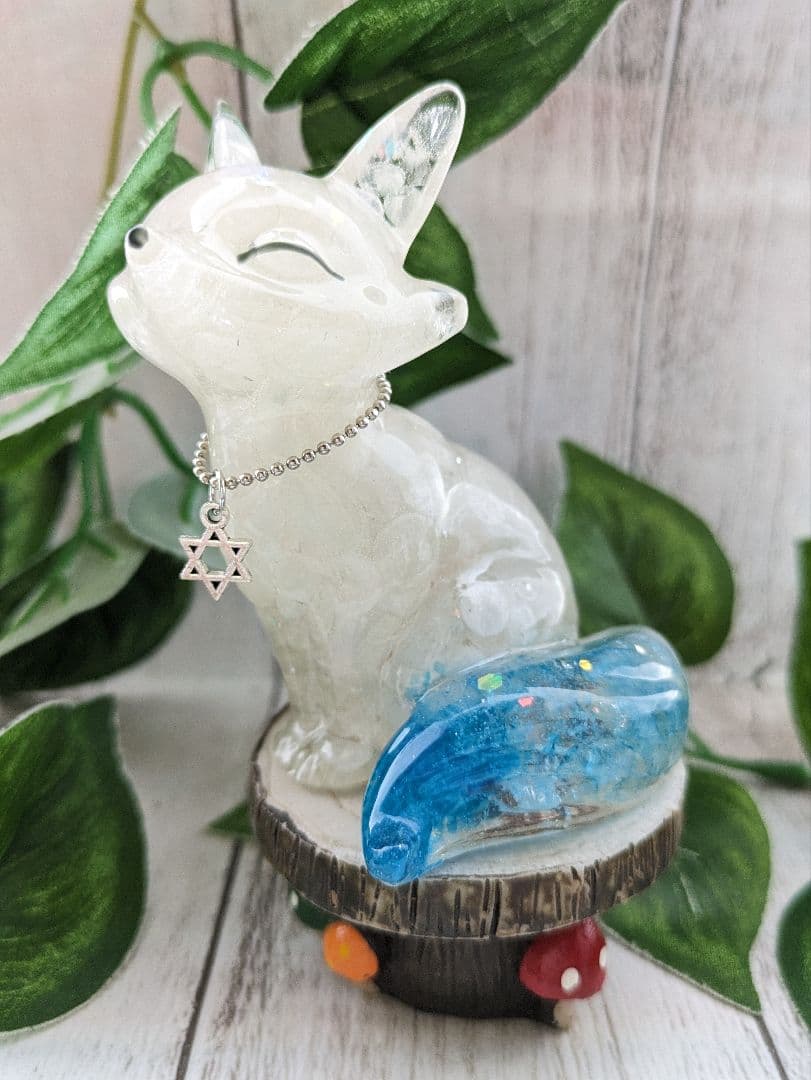 【つる927】レッドオーラクォーツのかめちゃん形オルゴナイト☆他３点