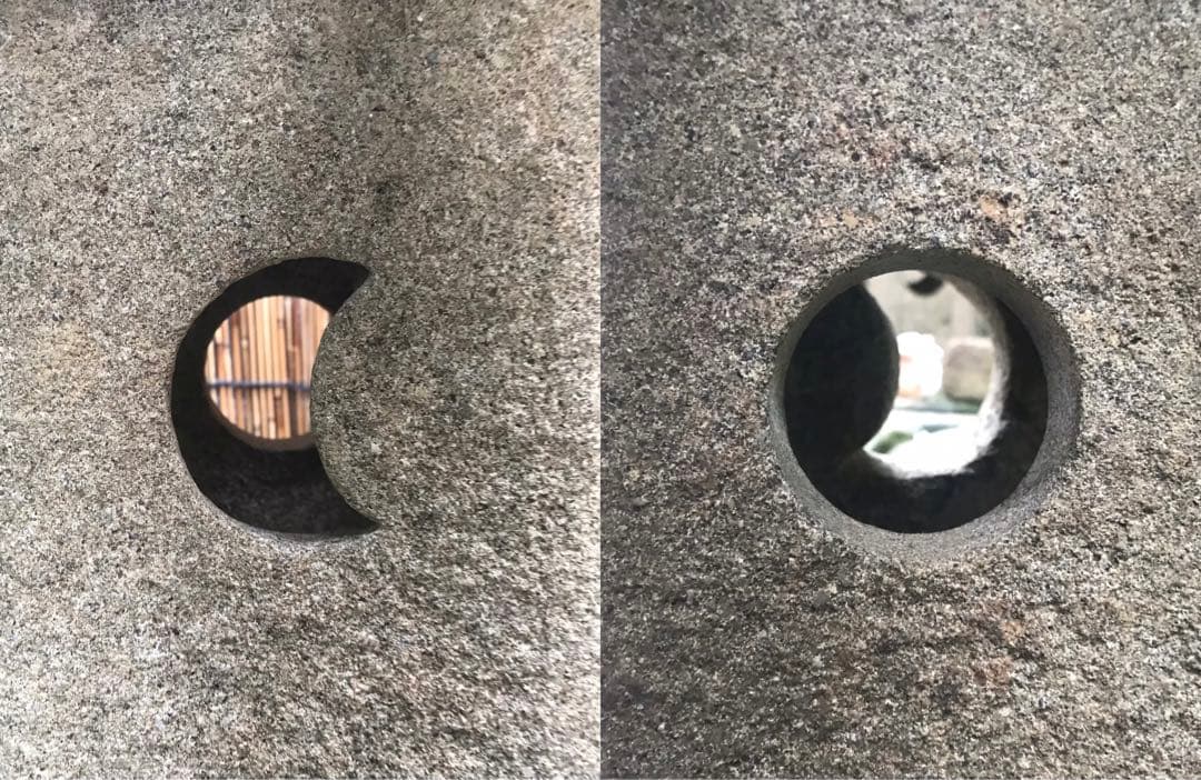 【天然石・茶庭石灯篭・坪庭灯篭・箱庭灯篭】庭石オブジェ造園ガーデニング飾り石苔石