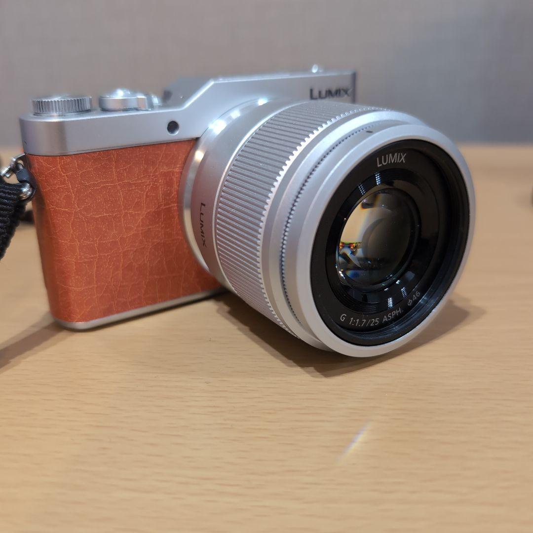 LUMIX ミラーレス一眼 カメラ DC-GF9 ダブルレンズキット オレンジ