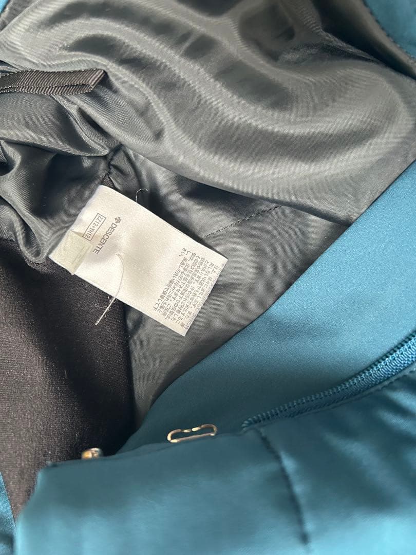 DESCENTE スキーウェア 青　白　Mサイズ