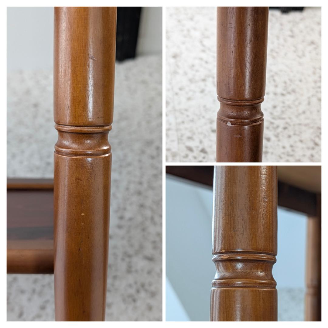 70s ビンテージ 大理石柄 ウッド テーブル ミッドセンチュリー レトロ