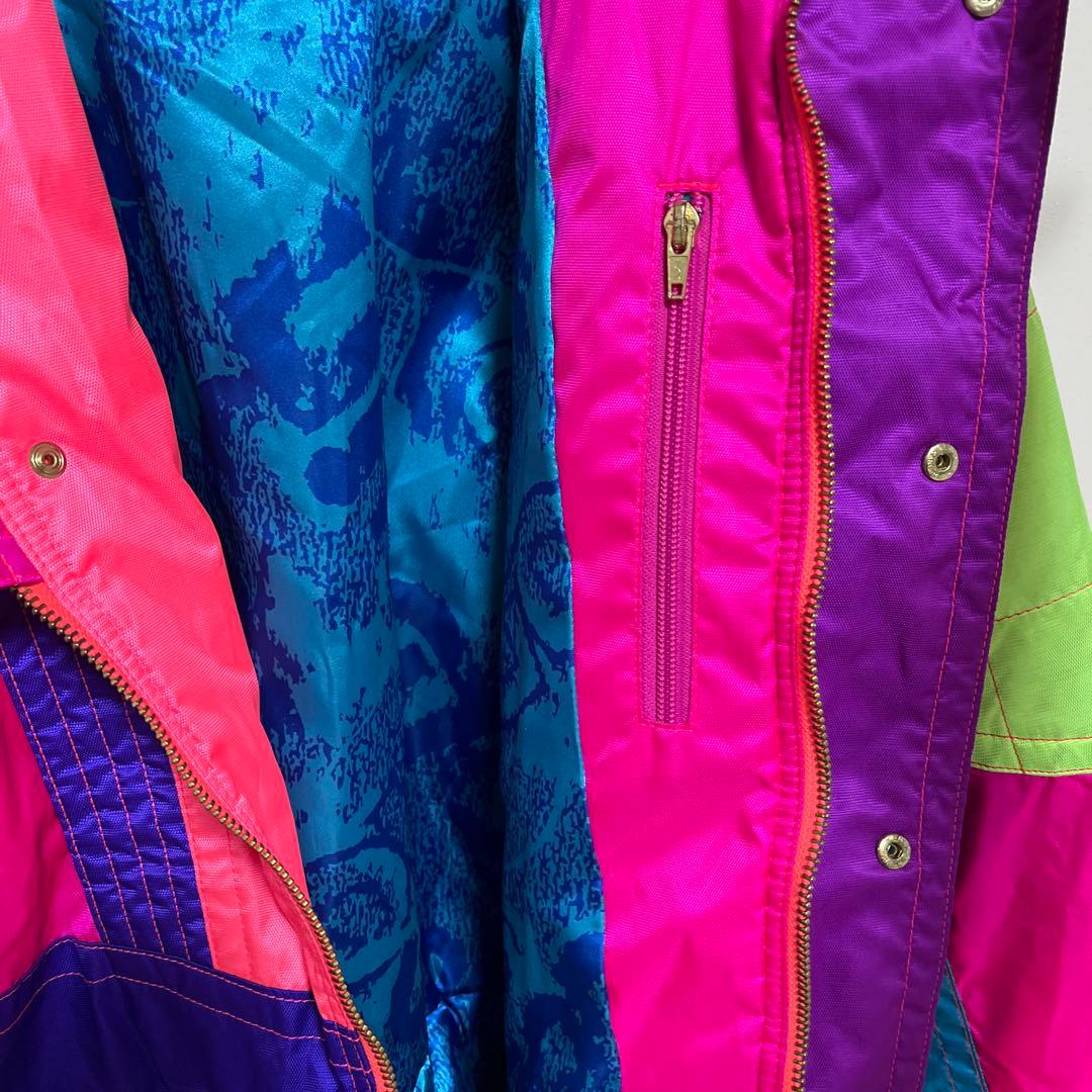 【美品】GOLDWIN スキーウェア　スノボ　カラフル　派手 90s バブル