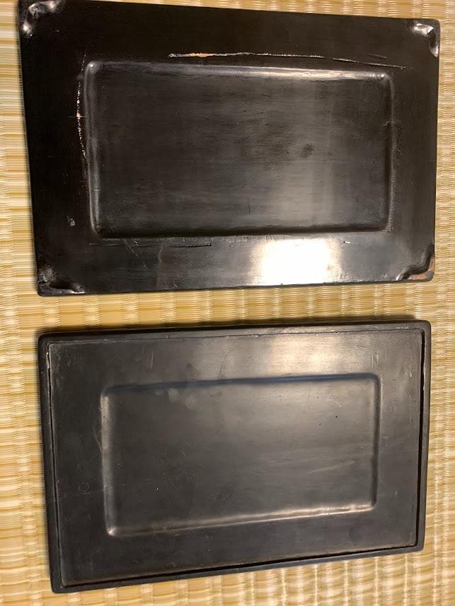 端渓硯 　書道用品　中国美術 蘭亭硯　何其仁作