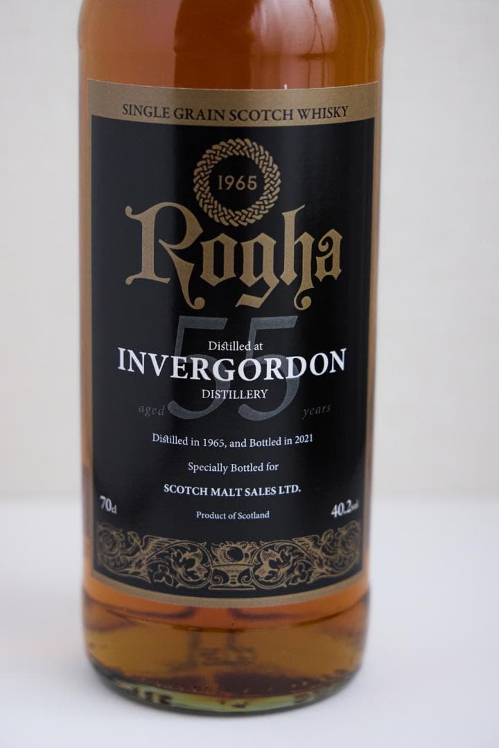 Rogha インバーゴードン 1965 55年 シングルグレーン 700ml