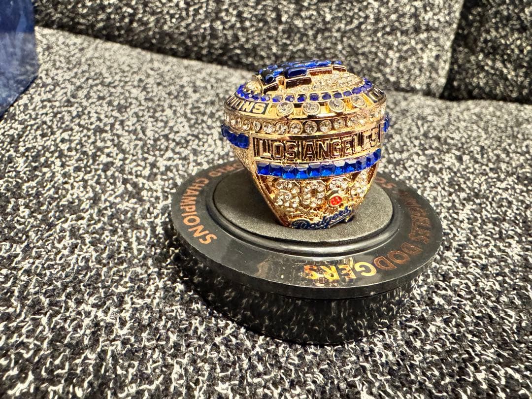 7/21球場配布 2024ワールドチャンピオンリング ドジャース18　山本由伸