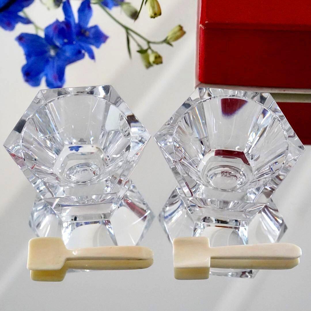 希少★Lサイズ 美品★オールド バカラ アルクール ミズーリ★ジャム 調味料入れ