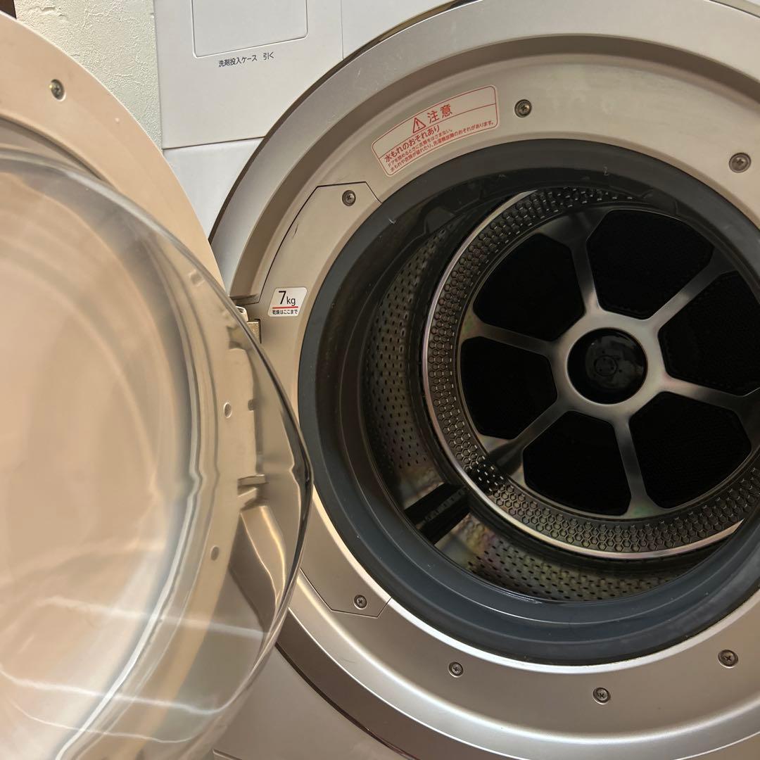 ジャンク品MAGIC DRUM ドラム式洗濯機 本体 ホワイト