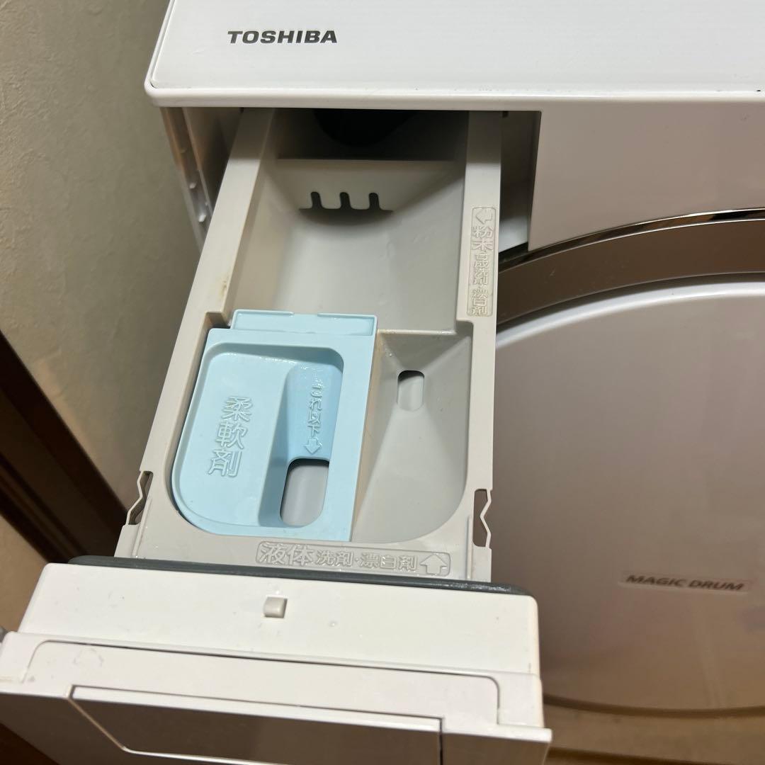 ジャンク品MAGIC DRUM ドラム式洗濯機 本体 ホワイト