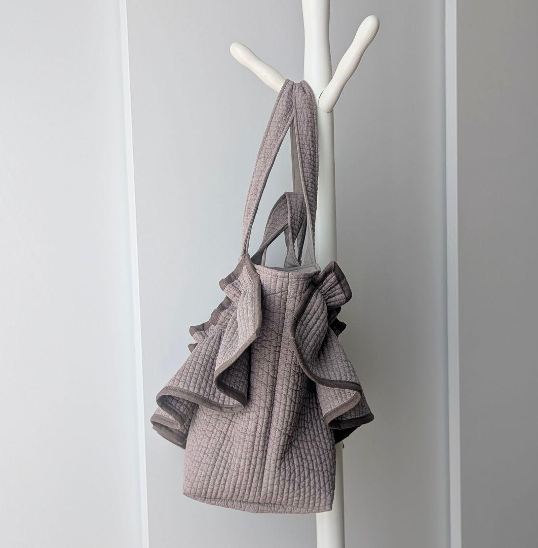 永楽堂 ヌビバッグ 大きめサイズ フリル マザーズバッグ ハンドメイド