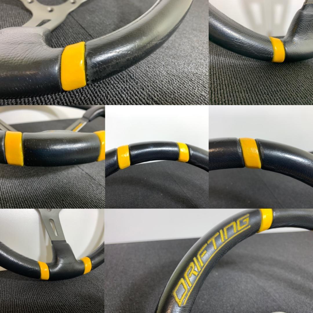 モモ ドリフティング 35パイ シルバースポーク ディープコーン 08年製 本物