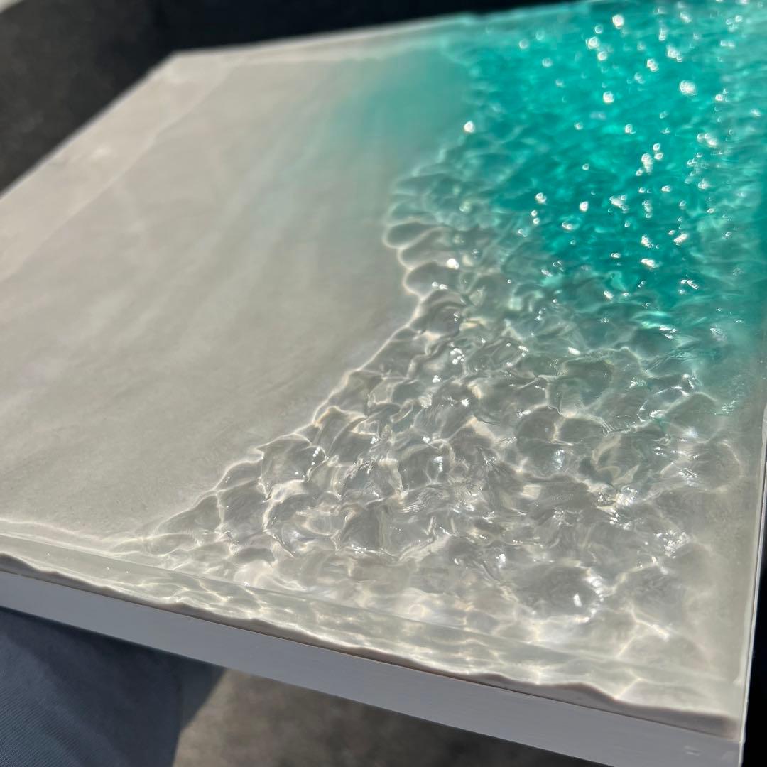 まなまなさん専用！大特価【美術館展示作品】波紋アート／30cmスクエアパネル