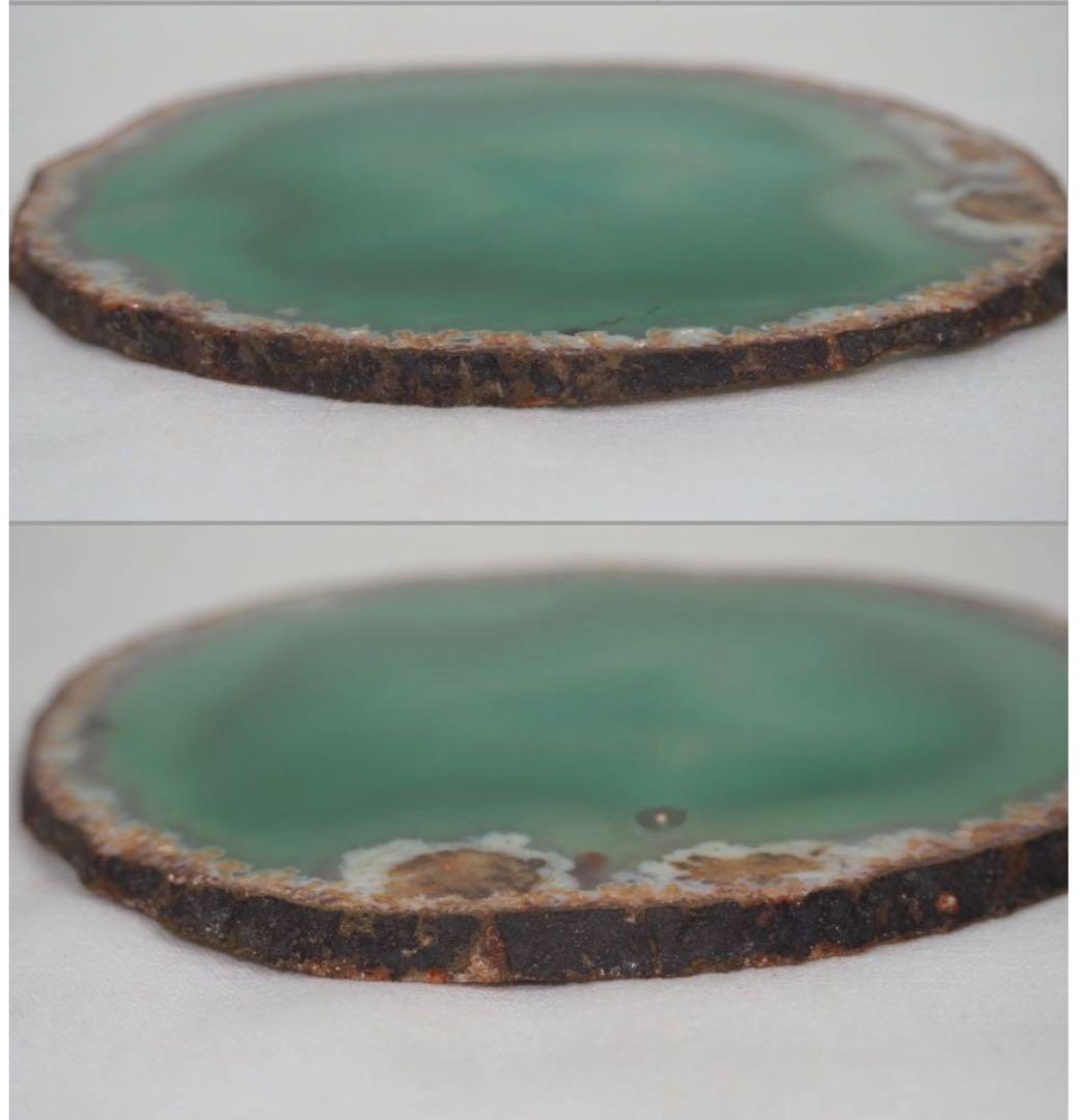 送料無料　瑪瑙　敷板　瓶敷　瓶床　一枚　11.5×11×0.5ｃｍ