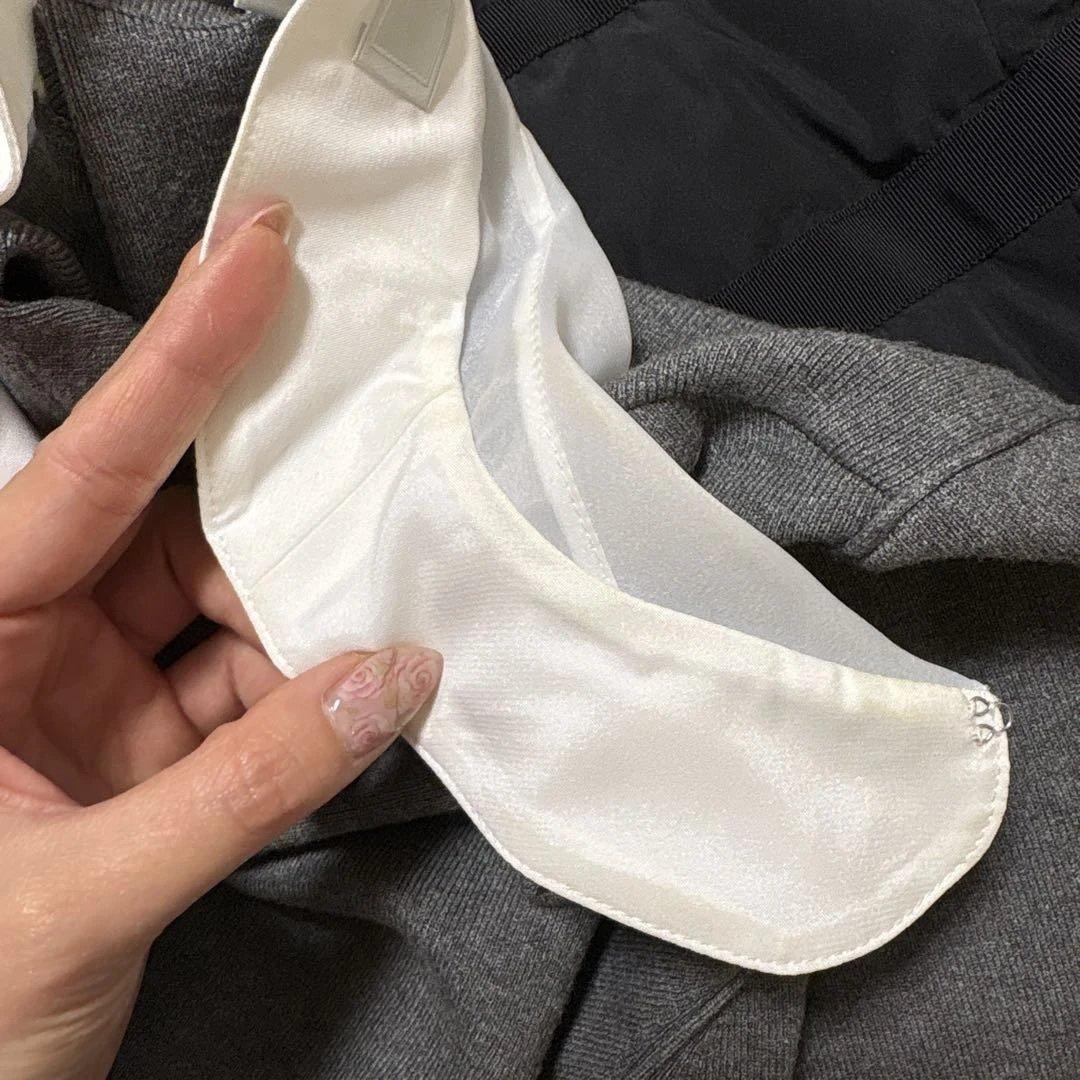 セルフォード　デタッチャブル総針カーディガン