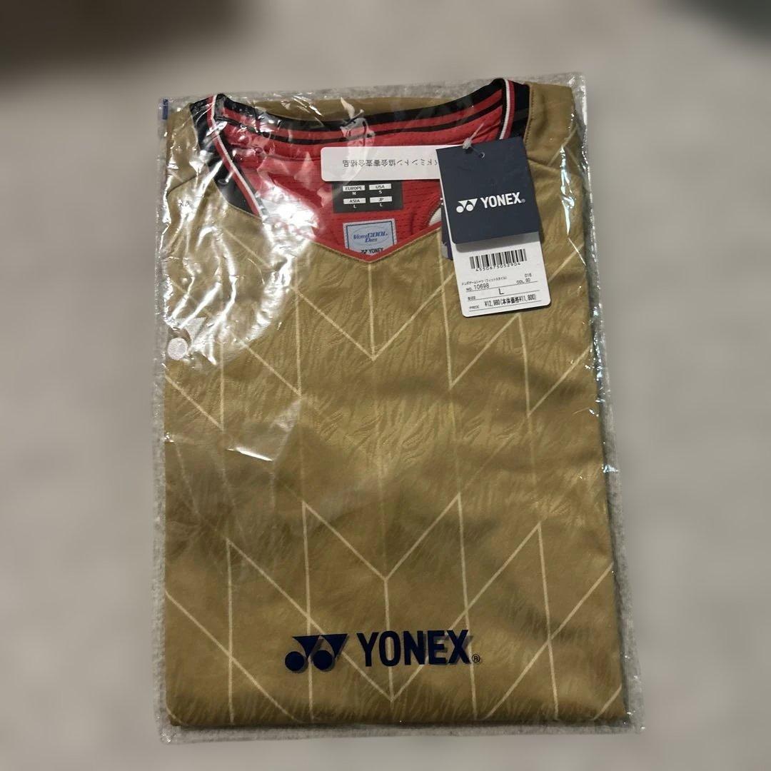 【激レア・新品】ヨネックス yonex　日本代表モデル　金　 ゲームシャツ L
