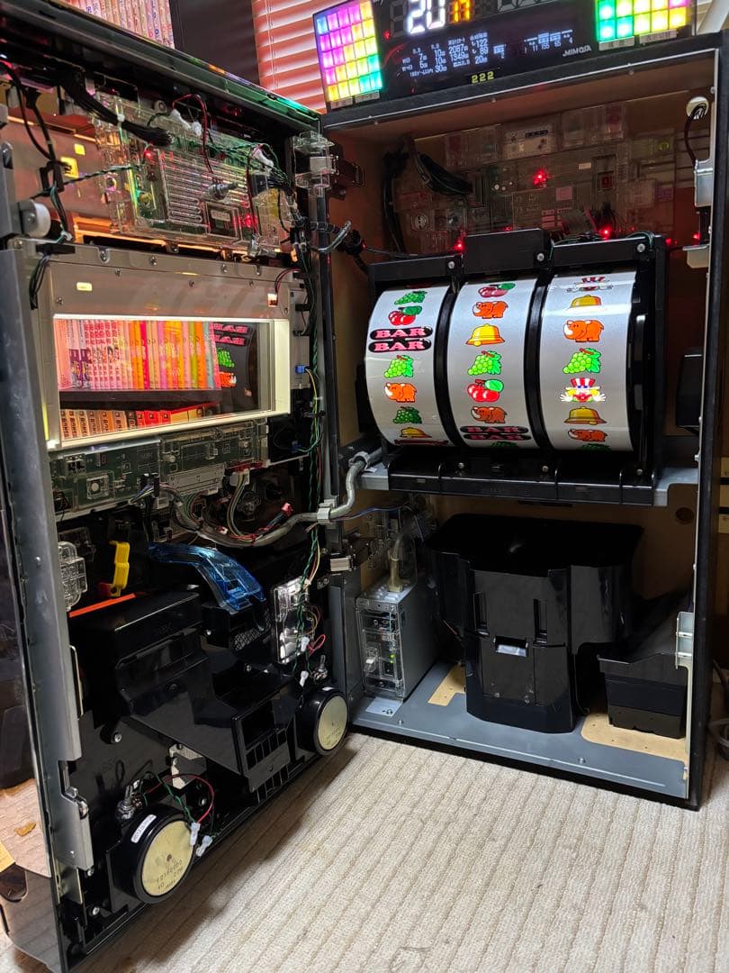 アイムジャグラー　6号機　不要機　データカウンター付　※割れあり