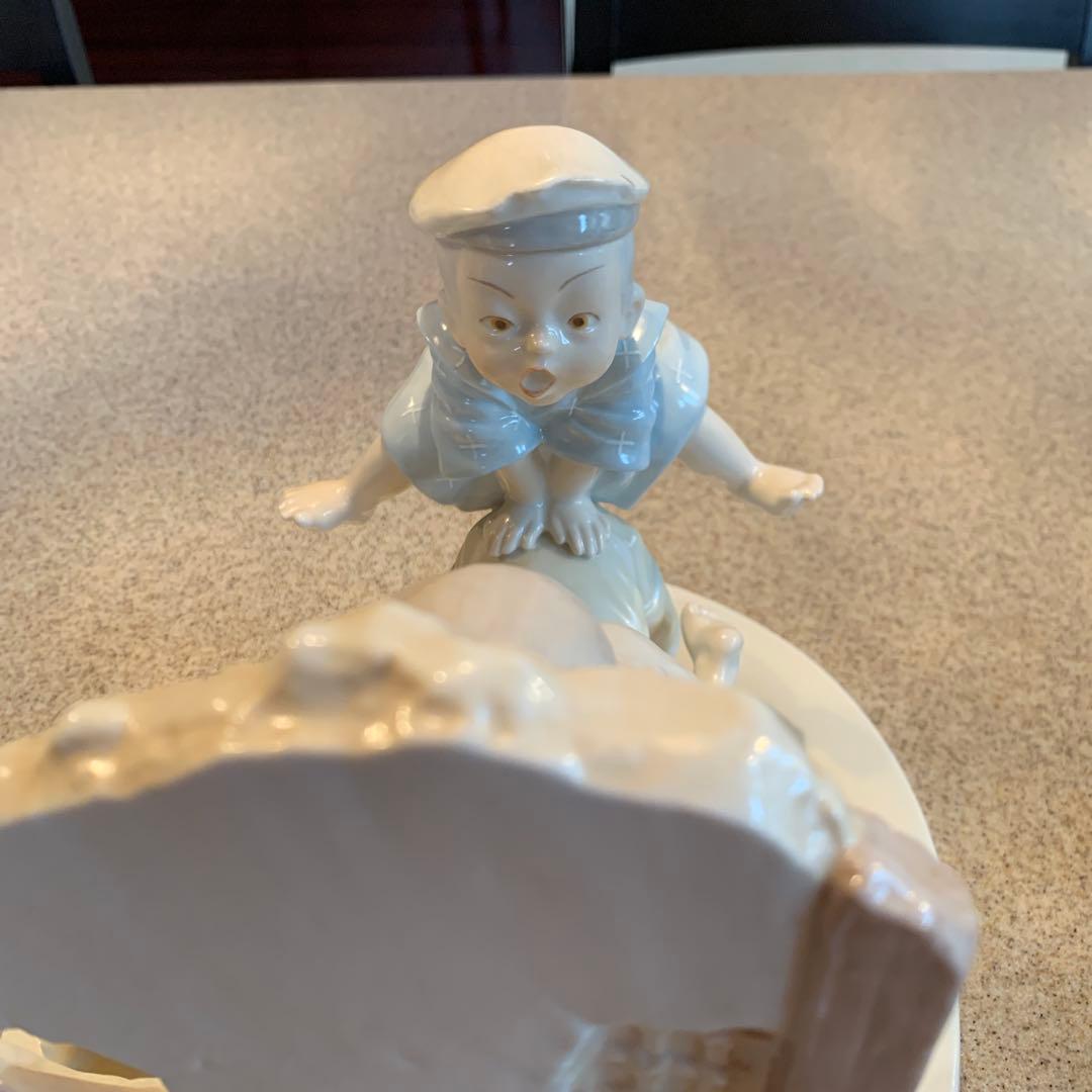 ゆう　乃りたけ陶房 小島豪作　童人形シリーズ　【馬跳び】