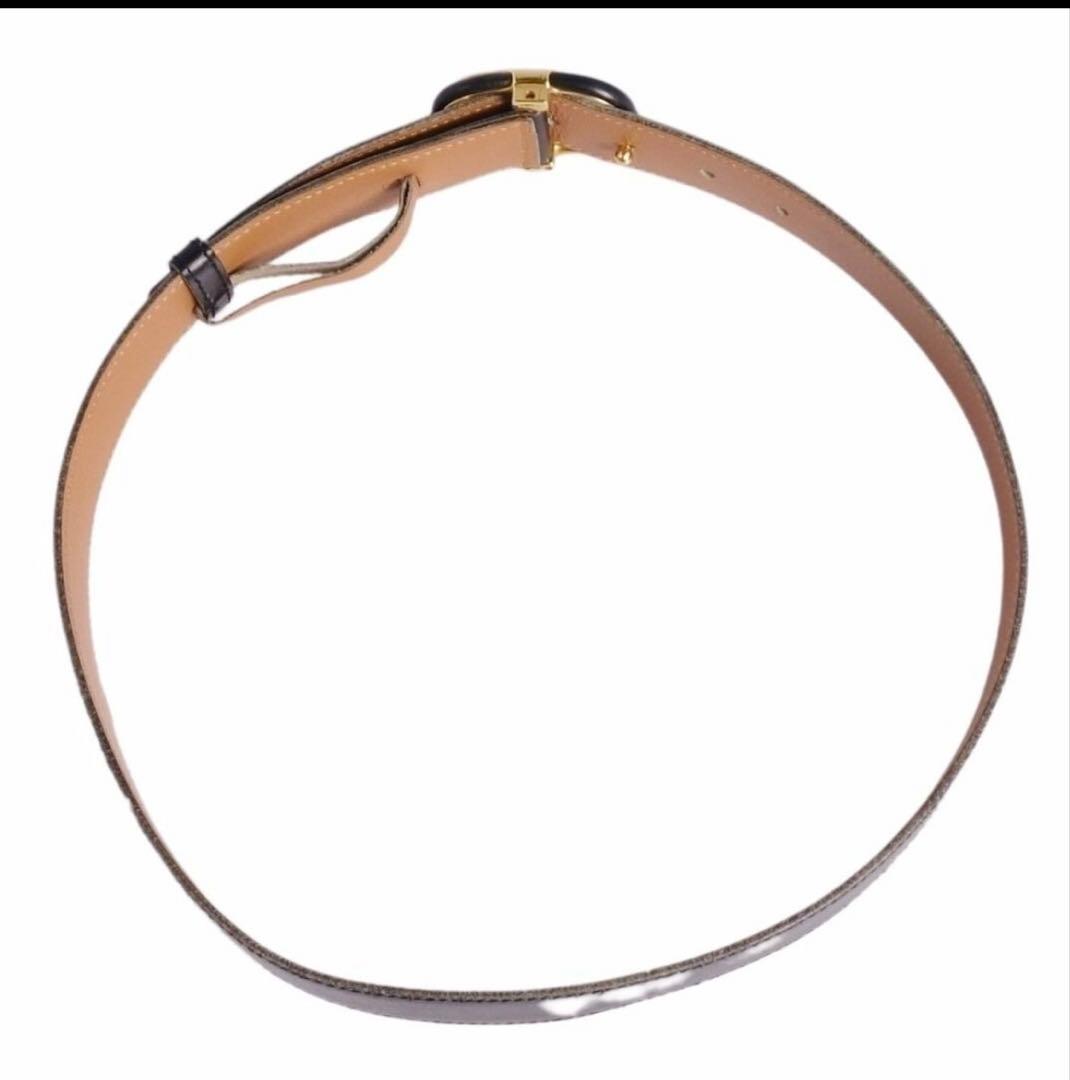 エルメス　ベルト　65 ヴィンテージ　ブラックゴールド