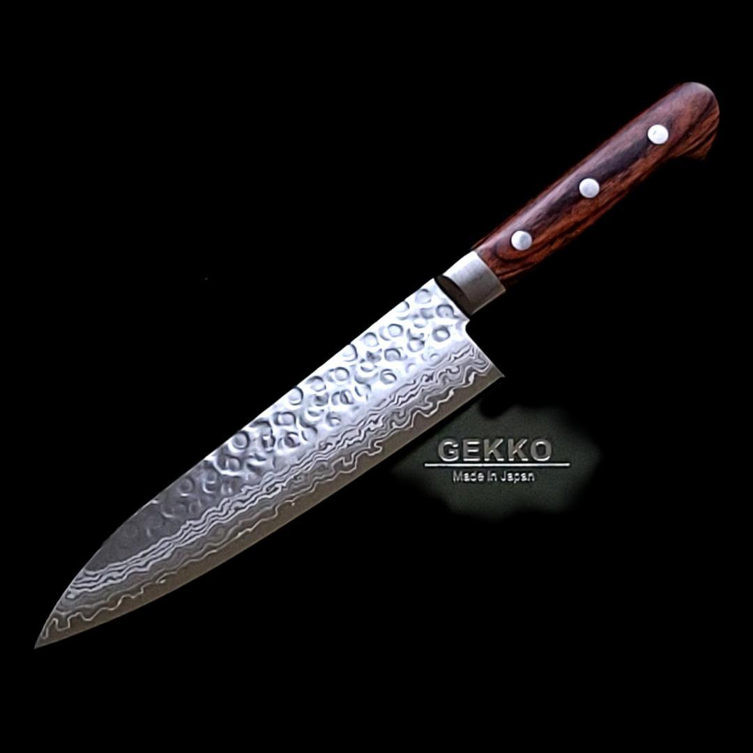 コ*バ様 VG10 ダマスカス 牛刀包丁180mm G1703 月光作