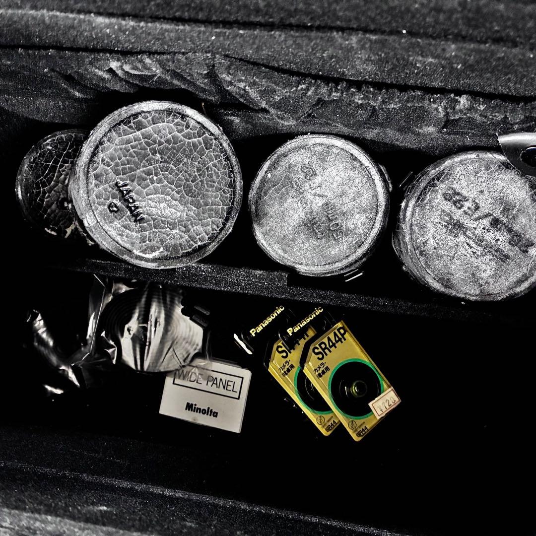 ミノルタ　XD 一眼レフ　付属品多数 ジャンク ケース　レンズ