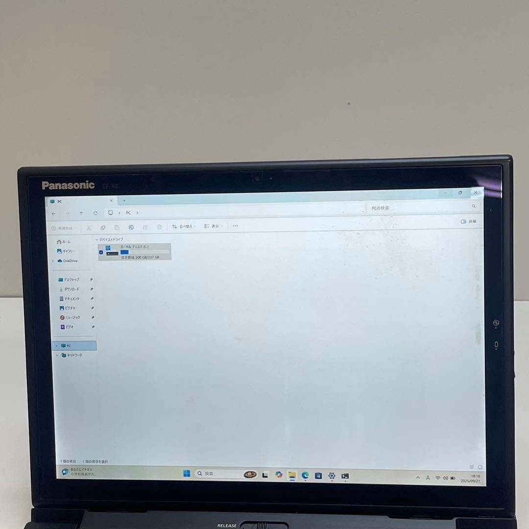 Windowsタブレット本体 #274 Panasonic CF-XZ6 i5-7300U 8GB 256GB