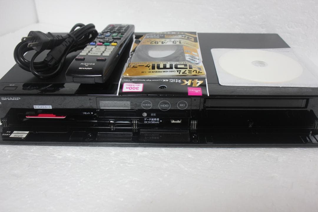 内部徹底清掃 シャープ ブルーレイ BD-S560 500GB HDMIリモコン