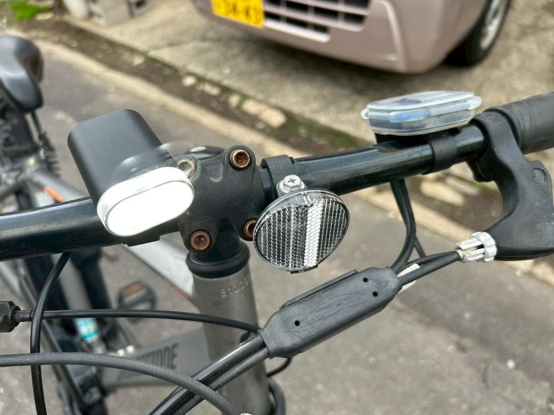 と*ぼ様 即決　楽ちん　ブリジストン 電動アシスト自転車 シルバー　直引き　名古