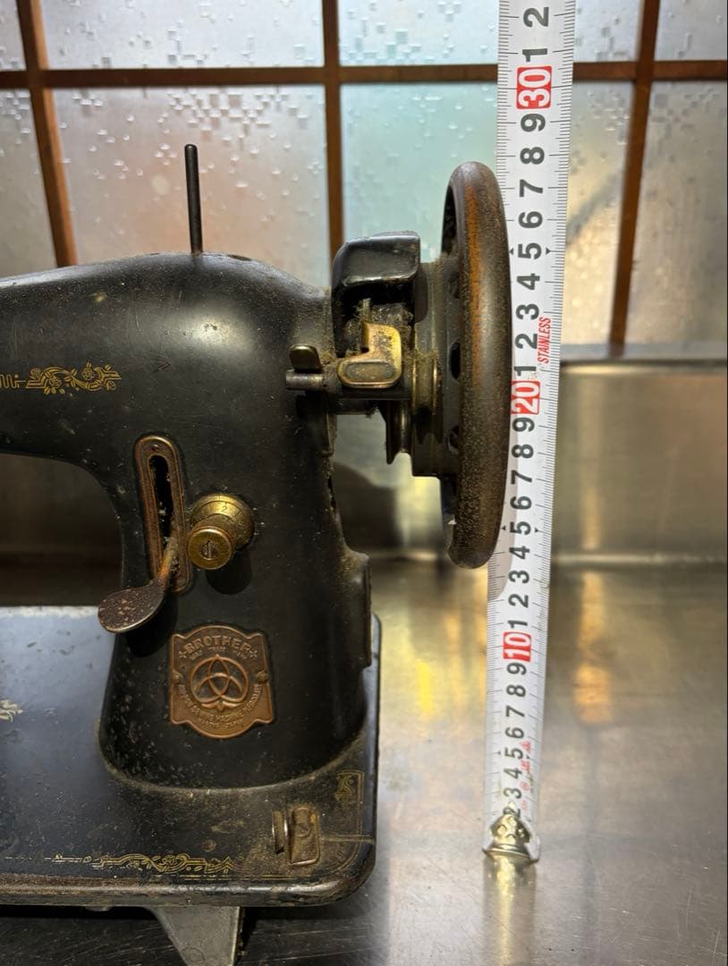 BROTHER ミシン アンティーク オブジェ ジャンク レア 本体のみ