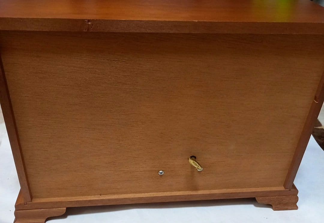 木製 アクセサリーケース オルゴール付き