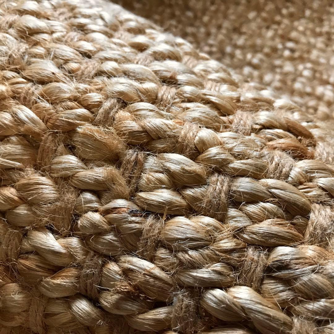 144x197cm ラグ ラグマット 麻 ジュート 夏用 天然素材 店舗使用可