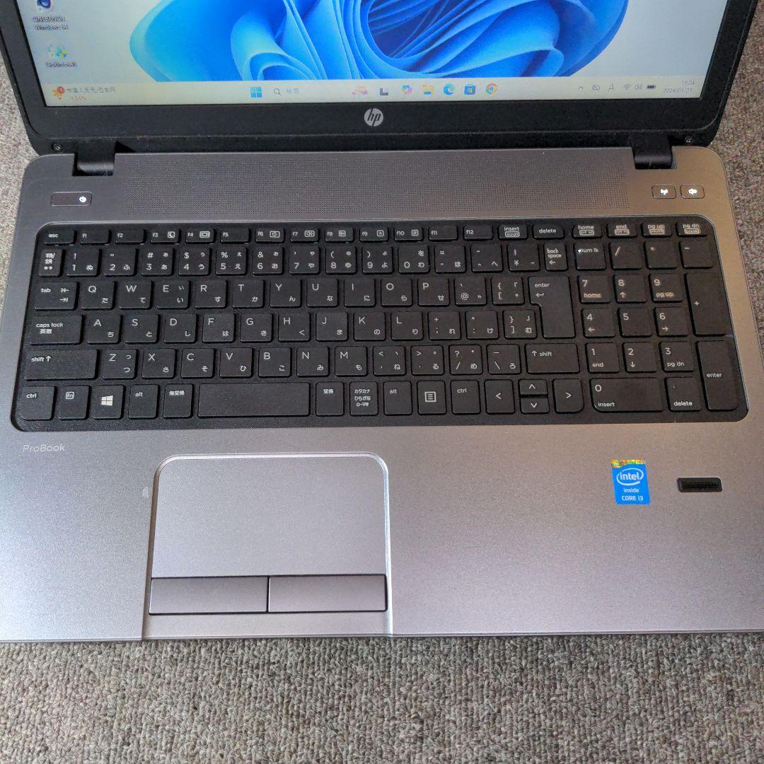 Windowsノート本体 HP Probook 450 G1 i3 8GB 15.6 SSD