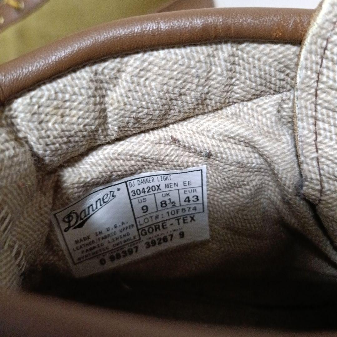 ダナーライト　白タグ　USA製　30420X