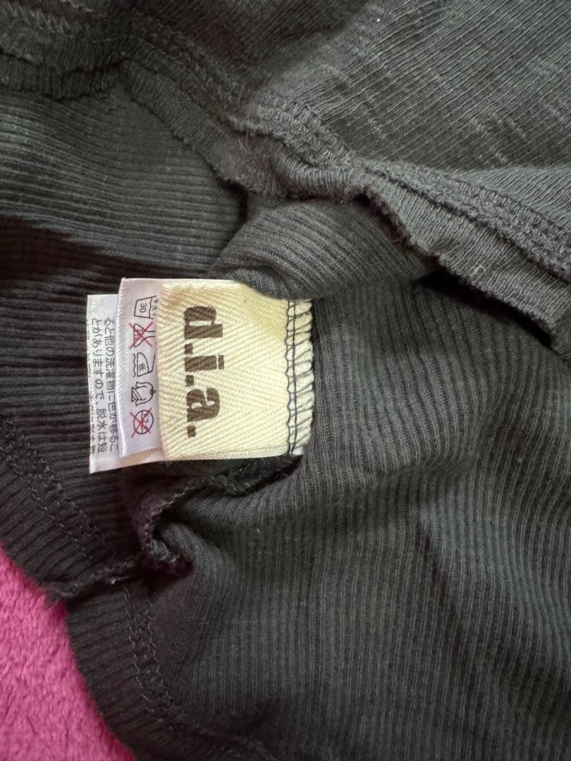 リング付きストラップ キャミソール ダークグレー