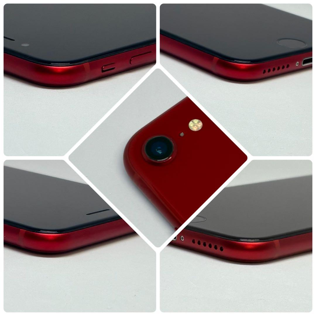 M36美品【電池新品100％表示】iPhone SE3 64GB レッド