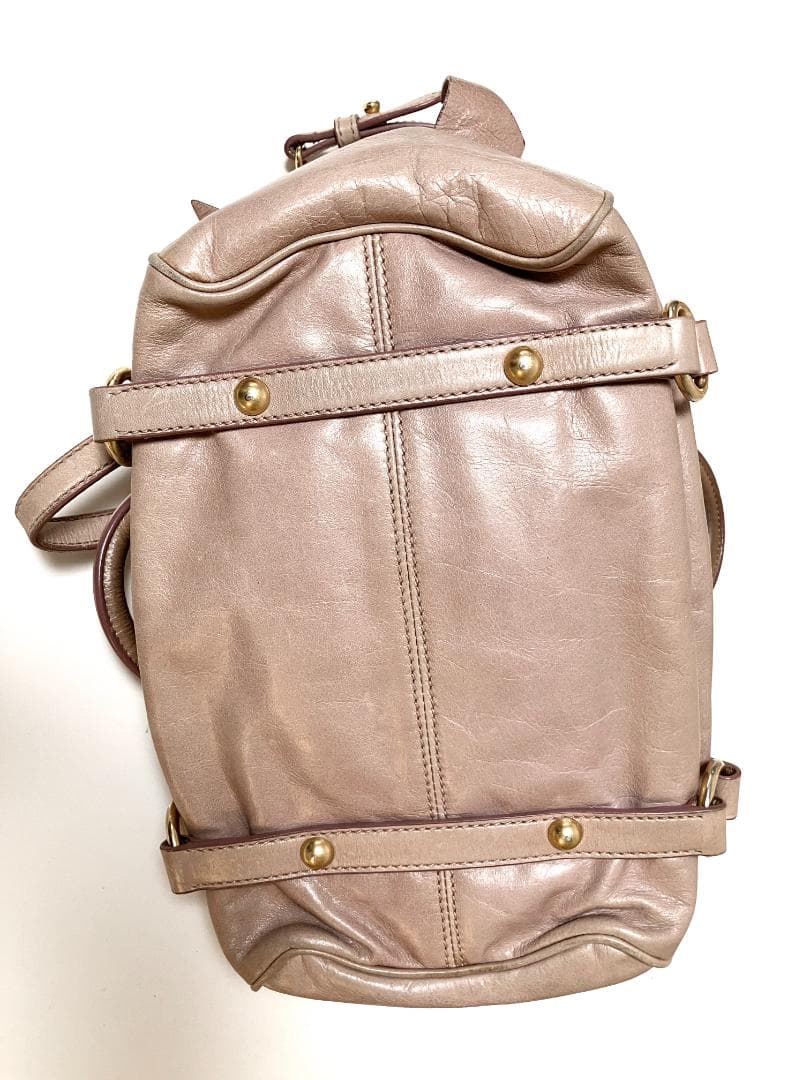 MIU MIU VITELLO LUX RIBBON BAG レザー バッグ