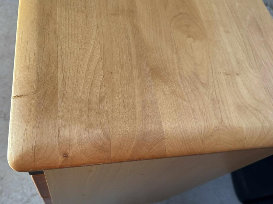 服部家具 天然木チェスト PARCO 120 LC-4、4段 幅120cm