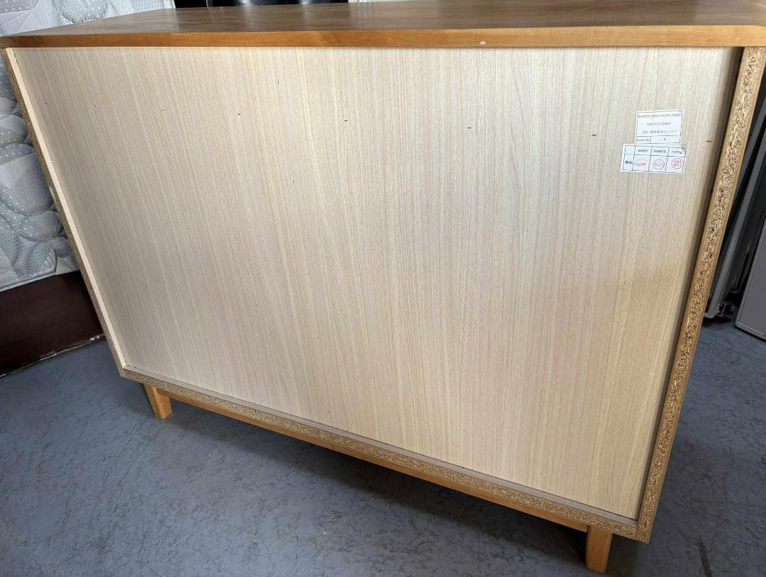 服部家具 天然木チェスト PARCO 120 LC-4、4段 幅120cm