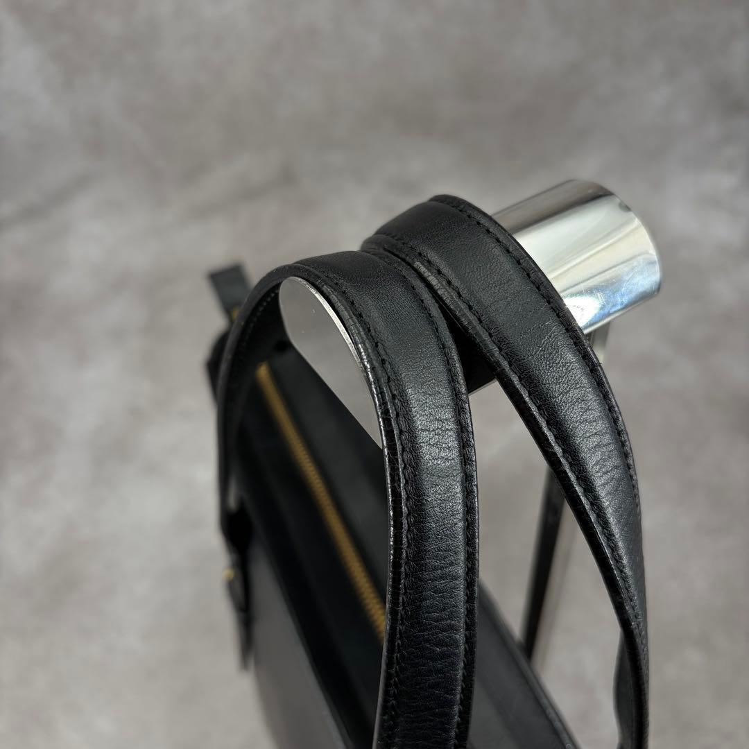 【良品✨】ソメス ビジネス トートバッグ 本革 レザー A4収納可 ブラック