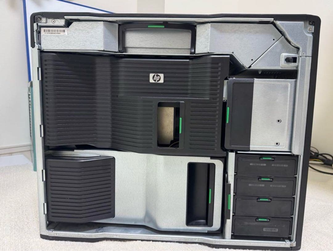 HP Z800 12コア48スレッド 96GBメモリ 6TB HDD