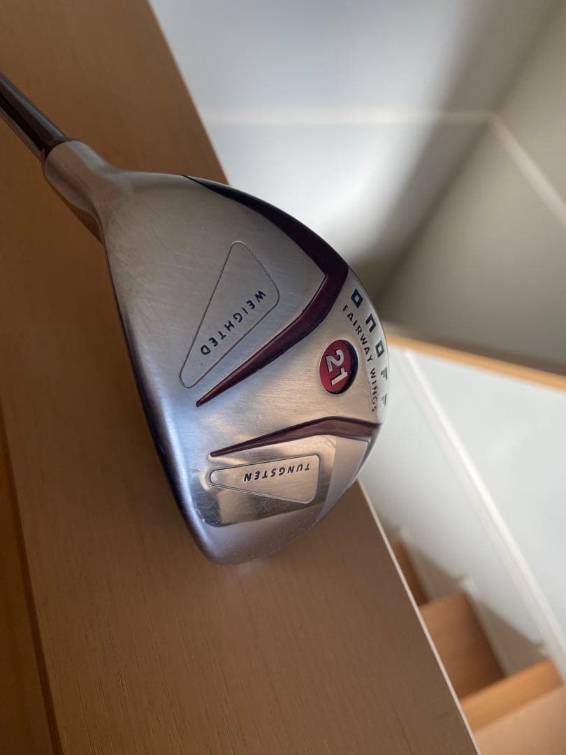 オノフ　フェアウェイウィングス 5W ユーティリティ21° 赤（2014年）