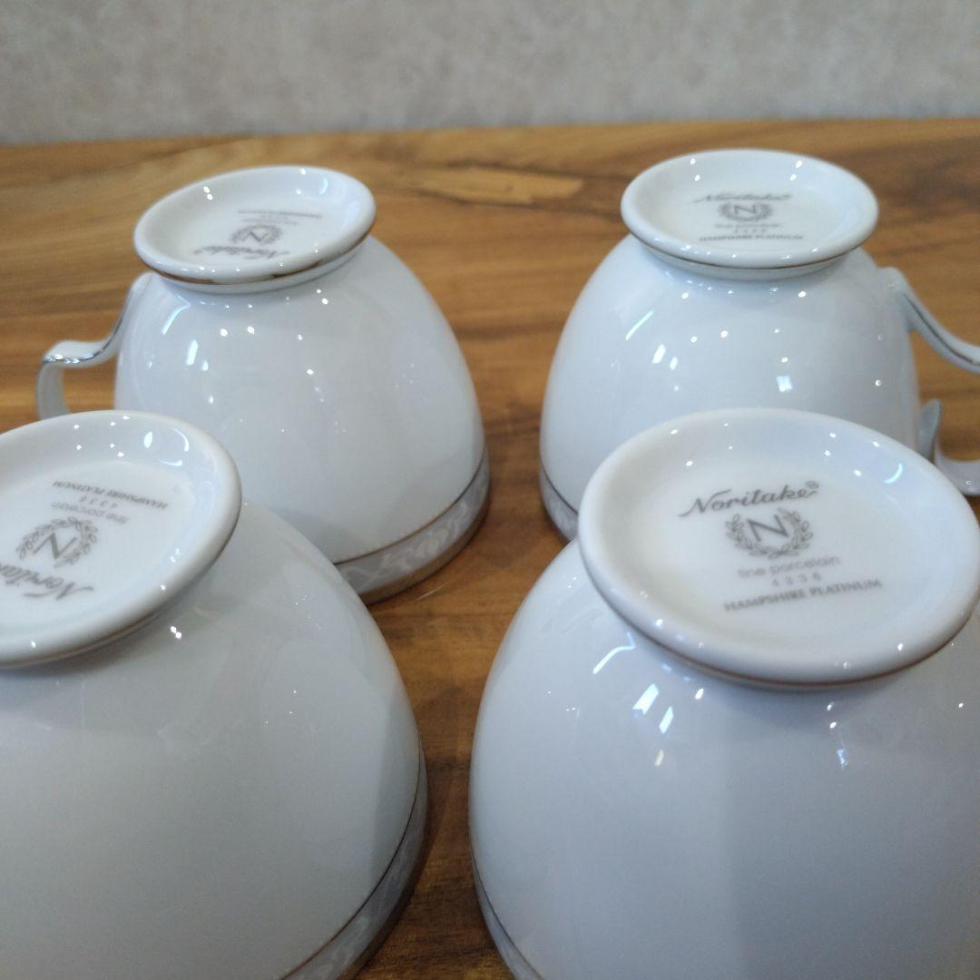 【定価6万円】美品　ノリタケ 食器 ハンプシャープラチナ20ｐｃディナーセット