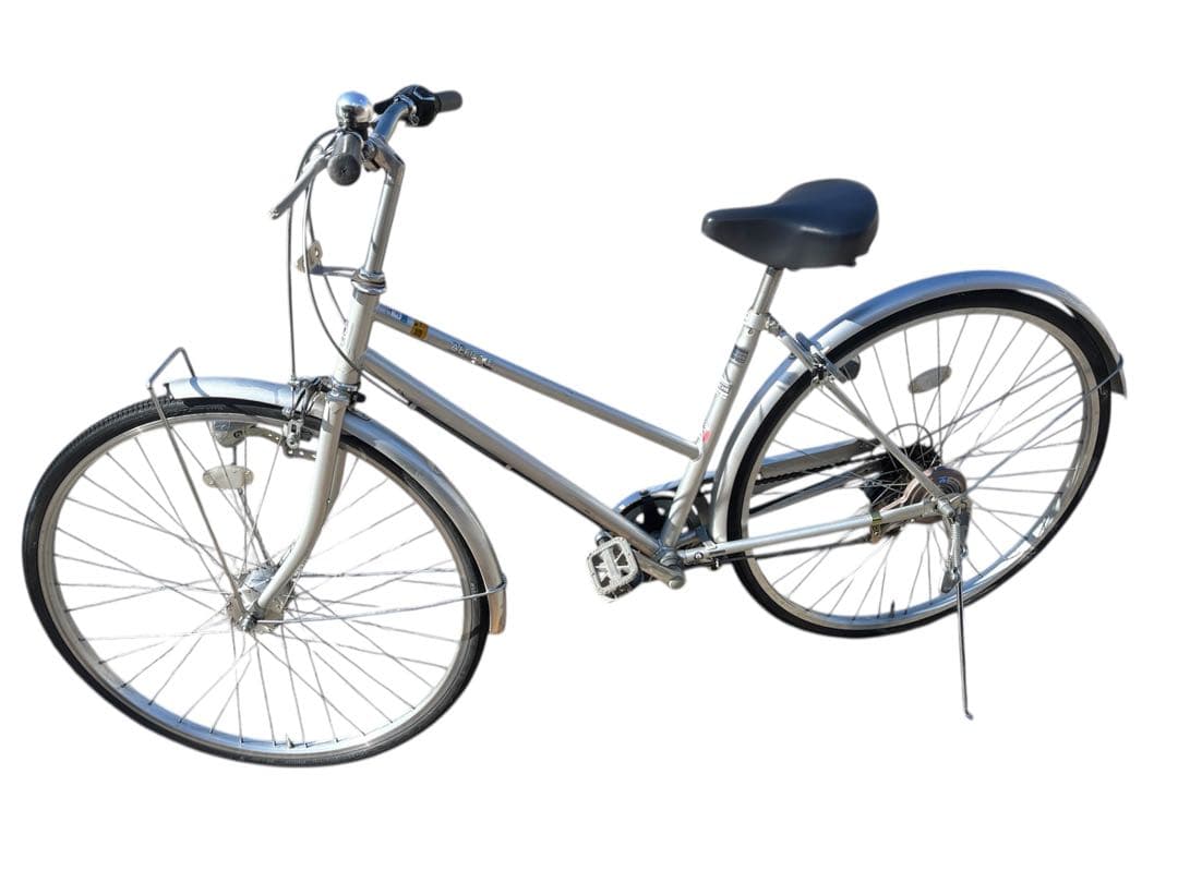 【引き取り限定】AFFICHE 自転車27インチ6段変速オートLEDライト付き